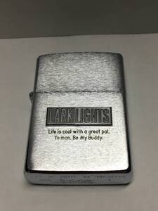 送料無料 1992年製 LARK LIGHTS メタル貼り付け ZIPPO 中古 ラーク