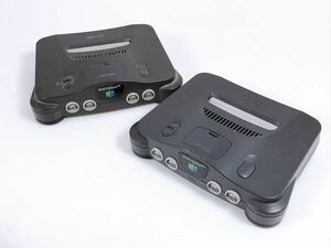 #47/N073★　ジャンク　Nintendo　任天堂　ニンテンドー　64　本体のみ　2点セット　まとめ売り