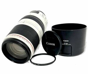 【美品】キヤノン ズーム レンズ Canon ZOOM LENS EF 100-400mm IMAGE STABILIZER ULTRASONIC 1:4.5-5.6 L IS Ⅱ USM ＆ ET-83D