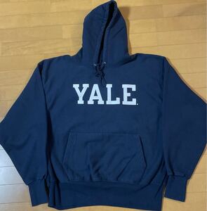 美品 YALE チャンピオン リバースウィーブ パーカー ネイビー スウェット 90s ビンテージ XL