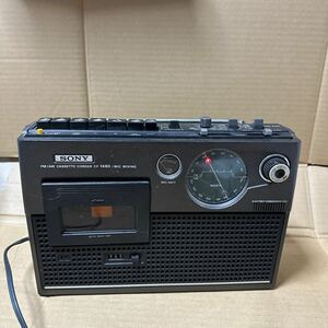 あ-7175）SONY CF-1480ラジカセ FM /カセットレコーダー ジャック品