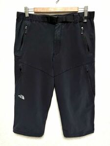 THE NORTH FACE ノースフェイス VERB 3/4 PANT サイズL★ブラック 黒 クロップド パンツ ナイロン ストレッチ アウトドア キャンプ NT57024