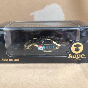 ターマック 1/64 AAPE by A Bathing Ape アウディ R8 LMS #16 M.モー/L.K.Wee/E.ロー　中国GTチャンピオンシップ　2017