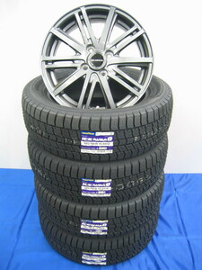 グッドイヤー 国産 スタッドレス タイヤ アイスナビ8 185/60R15 84Q ＆ アルミホイール 新品 4本 セット 総額86800円~ 自宅配送OK 2024年製