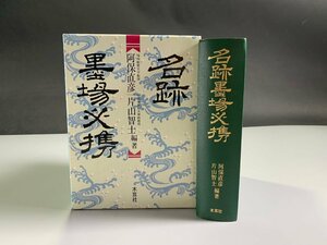 書籍■ 名跡墨場必携　初版　阿保直彦(編者)　片山智士(編者)　書道■