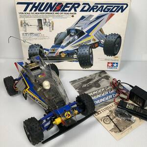 【ジャンク】タミヤ サンダードラゴン 4WD 1/10 電動RC レーシングバギー ラジコン 破損ありジャンク品 TAMIYA Thunder Dragon 当時物