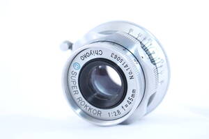 ★極上美品★Chiyoko SUPER ROKKOR 45mm f2.8 ★完動★#G043