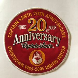 激レア希少品　キャプテンサンタ　CAPTAIN SANTA 20th Anniversary ワッペン