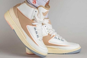 ナイキ エア ジョーダン 2 レトロ 27.5cm US10.5 定価24200円 セイル/デザート WMNS AIR JORDAN 2 RETRO スニーカー