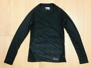 【美品】Marmot マーモット＊ドライシャツ＊黒＊XS