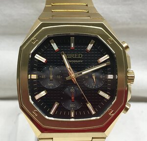 【美品】SEIKO セイコー WIRED ワイアード クロノグラフ クオーツ VD54-KNH0 動作品 SEIKO WIRED メンズ 箱/説明書付 未使用