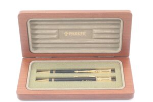 【2点】PARKER パーカー DUOFOLD デュオフォールド ボールペン シャーペン 筆記用具 文房具 ジャンク 2844-A①