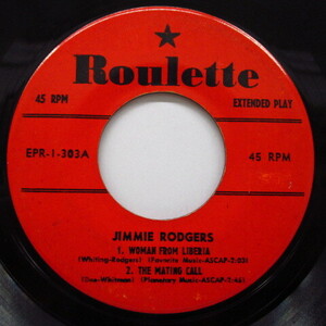 JIMMIE RODGERS()-Woman From Liberia +3 (US EP)