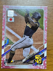 2021 Topps Japan Edition ルイス・キャンプサーノ Luis Campusano Cherry Blossom Parallel /99 #75 RC