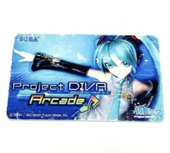 初音ミク Project DIVA Arcade　ICカード 初期デザイン