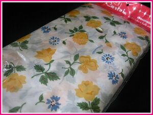 【Chocoholic/チョコホリック】シャワーカーテン/Shower Curtain(フラワー柄/定価1350円)未使用☆スイマー姉妹ブランド