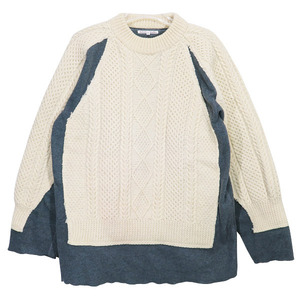 Rebuild by Needles リビルドバイニードルズ FISHERMAN SWEATER - COVERED SWEATER フィッシャーマン セーター トップス ニット Novk