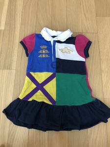 ラルフローレン 半袖ワンピース　85センチ　18M 80 90 キッズ　ベビー服　女の子