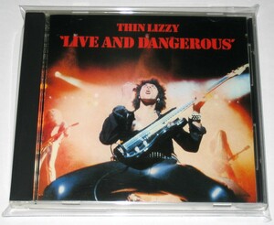 シン・リジィ ライヴ・アンド・デンジャラス 国内盤CD (Thin Lizzy Live And Dangerous, Japanese Edition CD)