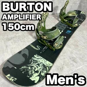 スノーボード　BURTON　バートン AMPLIFIER メンズ 2点セット　150cm　良品　かっこいい　初心者　ブーツ　ビンディング　バインディング