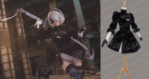 ★最終セール★在庫限り★即納コスプレ衣装★NieR:Automataニーア オートマタ風★ヨルハ二号B型★ワンピース★2B★ コスプレ衣装★S,M,L