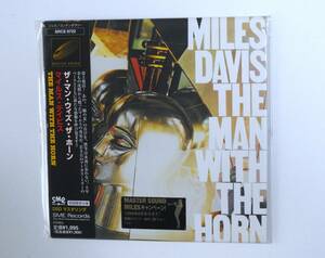 マイルスデイビス　MILES DAVIS / ザ・マン・ウィズ・ザ・ホーン(初回限定・紙ジャケット仕様)　帯付き　新品同様美品CD　 即決価格