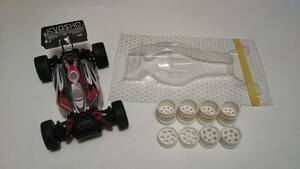 京商ミニッツバギー　レーザーZX-5　ASF　車体のみ　中古　おまけ付き　　Mini-Z Buggy MB-010