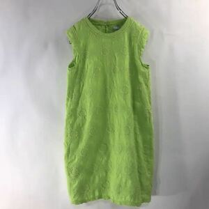 美品　moussy マウジー　ひまわり　レトロワンピース ワンピース　k