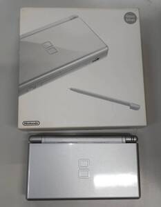 1円スタート 任天堂 Nintendo ニンテンドー DSLite USG-001 本体 シルバー 箱付 通電確認済 初期化済 中古 現状品 ゲーム