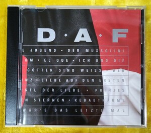 DEUTSCH AMERIKANISCHE FREUNDSCHAFT D・A・F 廃盤輸入盤中古CD best ベスト daf d.a.f. ダフ r.gorl gabi conny plank CDV2533 mute