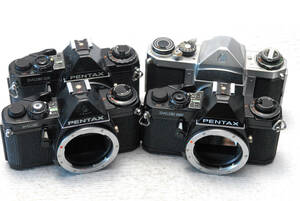 PENTAX ペンタックス 昔の高級一眼レフカメラ 4台まとめて 希少品 ジャンク