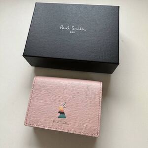 ポールスミス　PaulSmith 三つ折り財布　マーケトリーバニー　W523