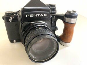 高崎店【現状品】s11-45 ASAHI PENTAX 67 SMC PENTAX 67 1:2.4 105㎜ レンズセット ペンタックス フィルムカメラ レンズフィルター付き