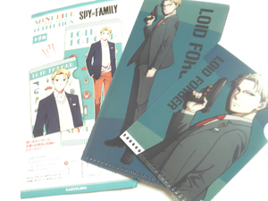 ロイド・フォージャー SPY×FAMILY ミニファイルコレクション スパイファミリー 2サイズの2枚入り：大：約W70×H149mm、小：約W70×H100mm