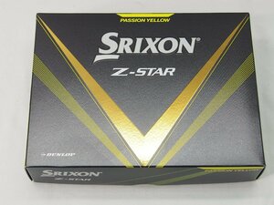 △673△ 未使用品 SRIXON ゴルフボール Z-STAR パッションイエロー 1ダース