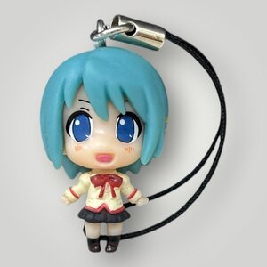 美樹さやか カラコレちび LAWSON×魔法少女まどか☆マギカ フィギュアストラップ★サイズ約３cm〈wm