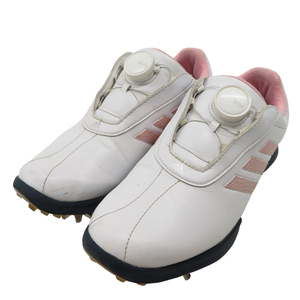 ADIDAS GOLF アディダスゴルフ EE9349 ドライバー ボア 3 ゴルフシューズ ホワイト系 22.5 [240001991237] ゴルフウェア レディース