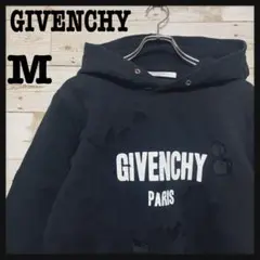 【超人気デザイン】GIVENCHY デストロイパーカー　黒　美品