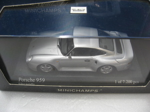 MINICHAMPS/ミニチャンプス　1/43 ポルシェ959 NO３　　シルバー