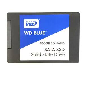 S61115151 WD Blue SATA 500GB 2.5インチ SSD 1点 使用時間：9395【中古動作品】