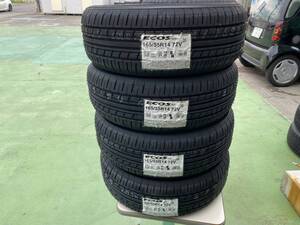 ☆ 送料税込み　法人ショップ宛 本州26000円 ☆ 2024年製 YOKOHAMA ECOS ES31 165/55R14 72V ☆ 新品4本セット ☆