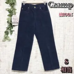 【Czamp】カザンプ　パンツ　コーデュロイ　ネイビー　カジュアル　ストレート