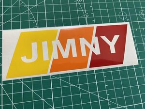 3色JIMNYカッティングステッカー ジムニー イエロー オレンジ 赤