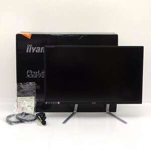 ★中古★iiyama (イーヤマ) マーベルブラック X3272UHS-B1 31.5型 ワイド 4K 3840×2160 液晶 モニター ディスプレイ★【HD403】