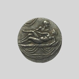 Y525 古代ギリシア 銀貨 直径約21.25mm 重量約4.5g