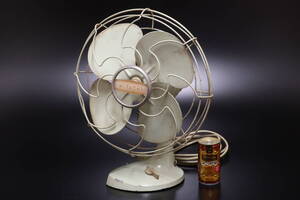 P 昭和レトロ 日立 HITACHI A.C. DESK FAN 扇風機 M-6032 ジャンク