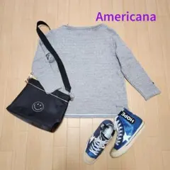 【美品】Americana アメリカーナ ボートネック スウェット