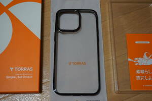 新品 TORRAS iphone14 ProMax用 氷面鏡シリーズ パープル