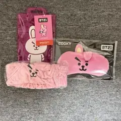 BTS BT21 COOKY ジョングク アイマスク ヘアバンド グッズ