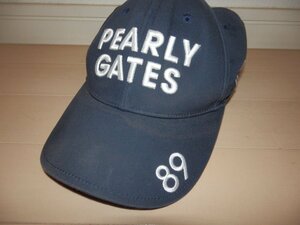 認識タグ有★PEARLY GATES パーリーゲイツ★人気 キャップ PG柄 2022年モデル★フリーサイズ